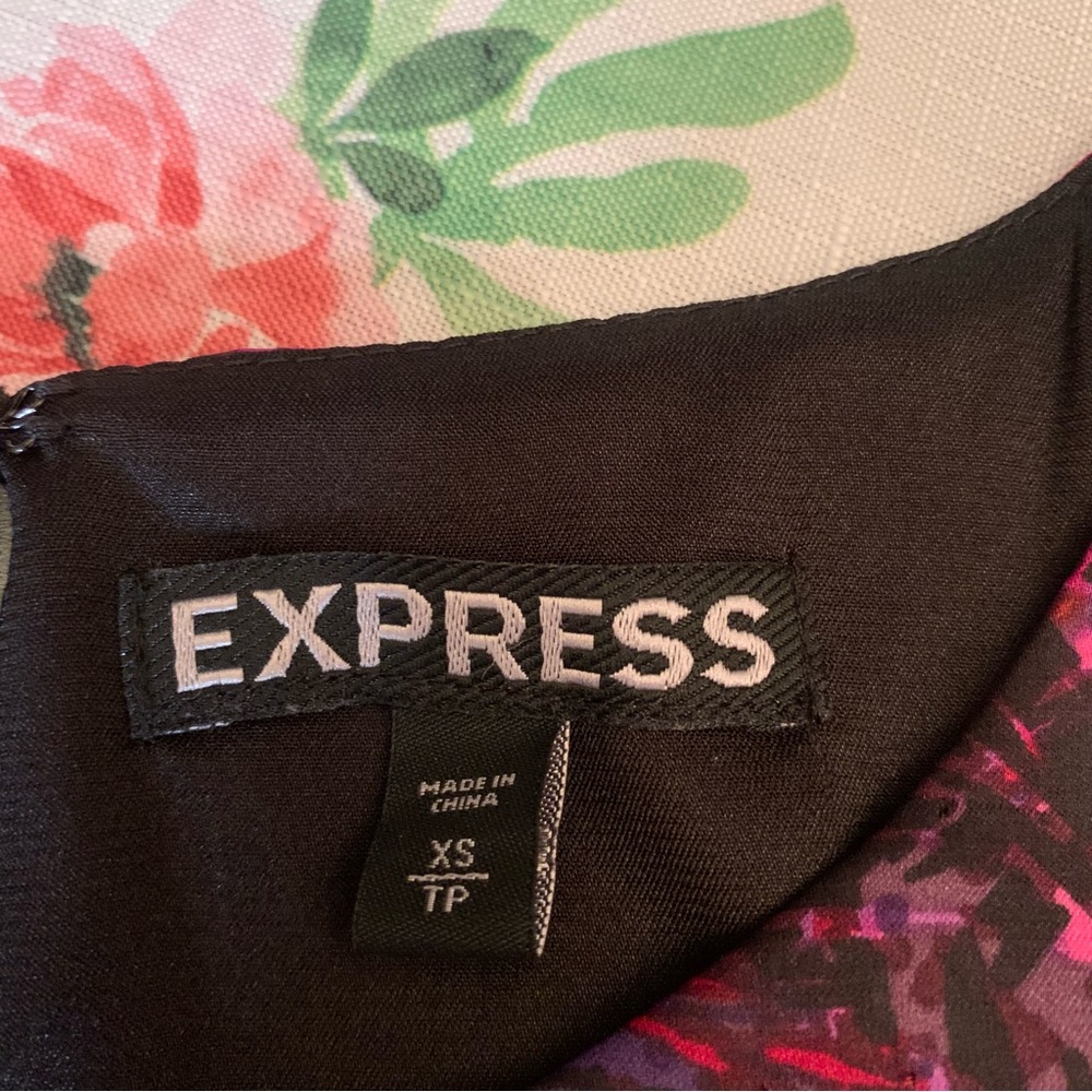 Express Junior Multicolor Patterned Tank Top - image 3